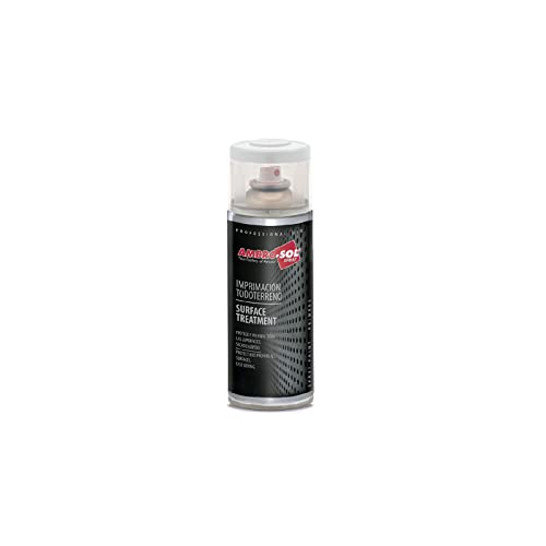 AMBRO-SOL Pinturas tratamiento superficies ImprimaciÃ³n Spray Antioxido uso general. Quita Oxido Metal. Blanco, 400 ml