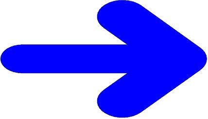 Pegatina suelo flecha azul antideslizante, indicaciÃ³n de recorrido â€¦ (10)