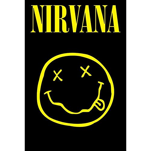 Pyramid International Live Nation Nirvana - PÃ³ster (61 x 91,5 cm), diseÃ±o de cara sonriente