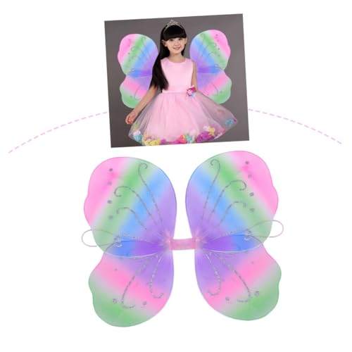 SOIMISS 1 Pc accesorios de escenografia disfraces para niñas traje de mariposa los niños se visten de hadas disfraz niña ropa de actuaciones infantiles trajes de actuación ala