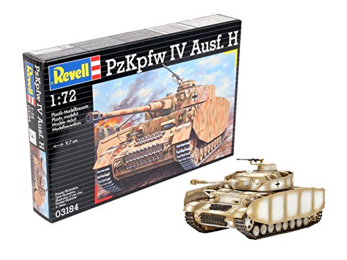 Revell- Panzer Maqueta PzKpfw IV Ausf. H, Kit Modelo, Escala 1:72 (03184), Color h